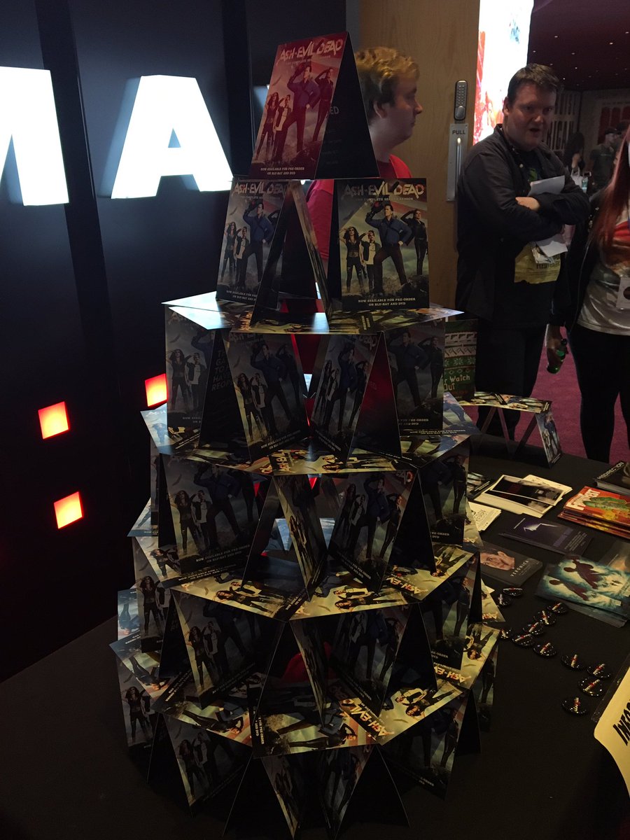 FrightFest's tweet photo. Now this is just amazing, a @GroovyBruce temple! #FrightFest https://t.co/l3Es8kE5C6