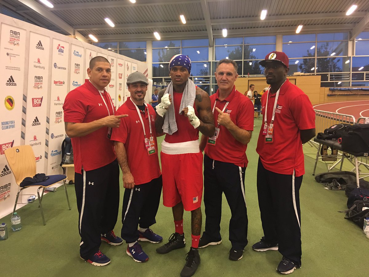 Quinton Randall is heading to the QUARTERFINALS! 💯 #Hamburg2017 https://t.co/qpTbUQ0mLd