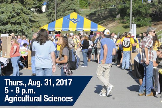 WVUforestry's tweet photo. Welcome Back BBQ: #WVU Davis College 
Thurs. 8/31 5-8PM outside the ground floor of the AgSci Building
https://t.co/rC3iC4MKws
@wvudavis https://t.co/E0TViut0sG
