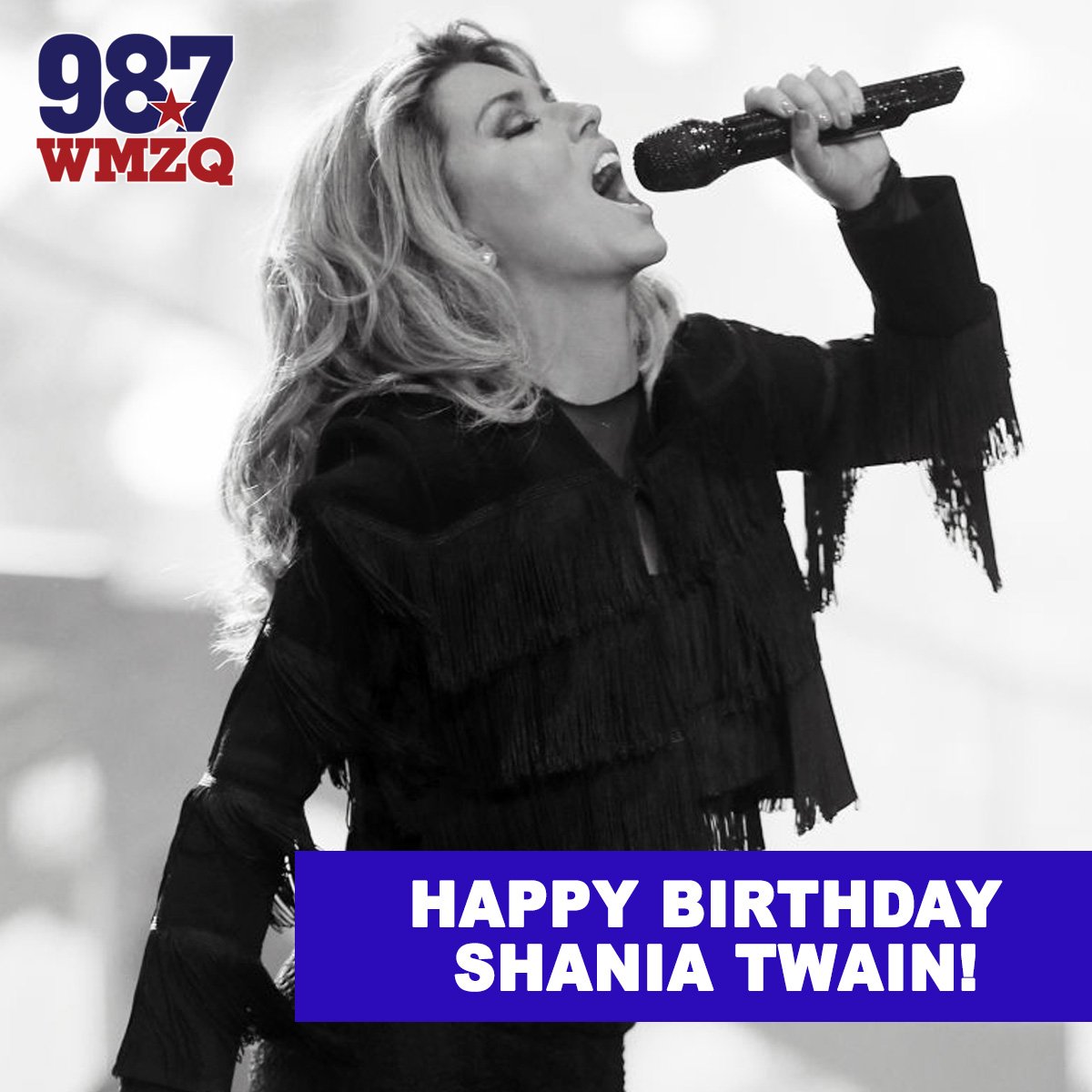 Happy birthday Listen to our favorite Shania songs on  