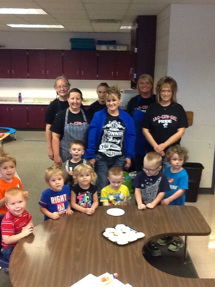 JCDEPRESCHOOL's tweet photo. We have the best Cafeteria Ladies! They made Gabe his own plate of cookies to share with the class! Happy Birthday Gabe! #bethe1 #JCDE https://t.co/Wc1XPqlAQB