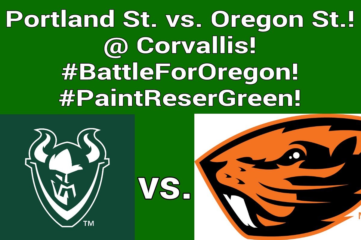 Lil_K313's tweet photo. It's the #Battle4Oregon Week! PSU vs. OSU on Saturday! Let's show OSU that WE run this STATE! Let's GO Viks! Beat OSU! #GoViks #BeatTheBeavs https://t.co/Al7eIua5vm