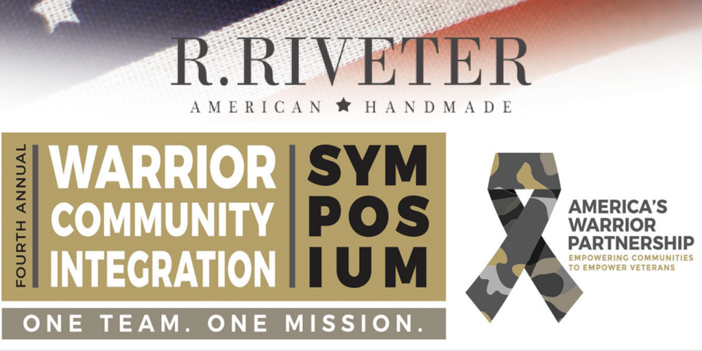AWPartnership's tweet photo. Cameron Cruse, COO &amp; Co-Founder of @Rriveterbags, is looking forward to meeting incredible people &amp; learning at #WarriorSymposium17 https://t.co/44bN67zGTw