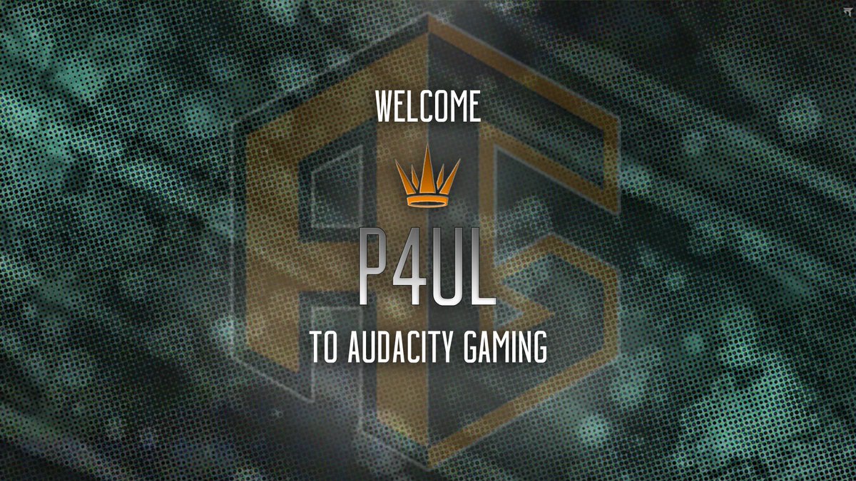 AudacityVG's tweet photo. As @Itachi19Vg steps down from  competitive Vainglory, we are proud to announce our new roamer: @P4UL_VG . Excited for the future! #BeBrave https://t.co/MrDwX6AsHn