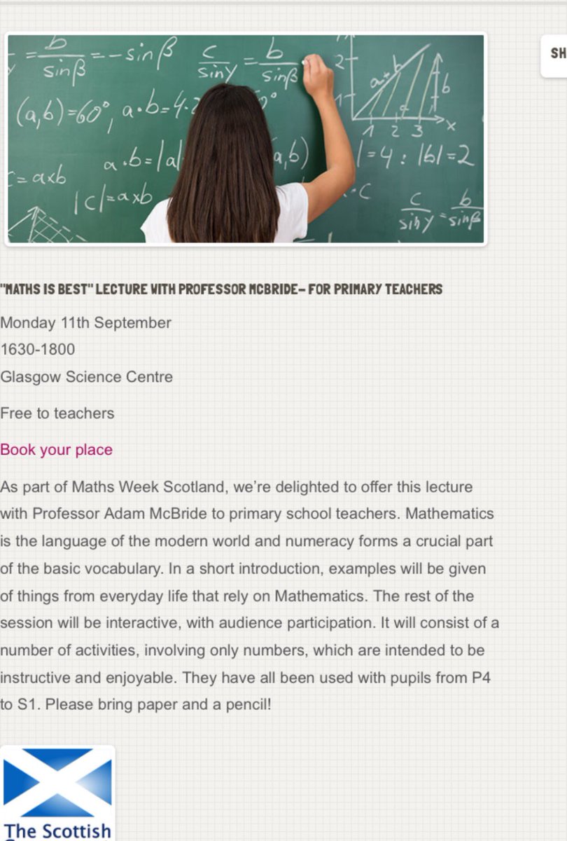 MsKytzia's tweet photo. Who's got tickets for this free event? #mathsisbest ๐๐ฝ https://t.co/5hcEGVwOzT
