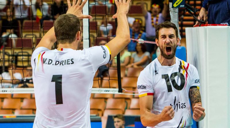 SimonVdVoorde's tweet photo. AND WE DID IT ! WE GO STRAIGT TO THE QUARTER FINALS!!! 🐉🏐 @CEVEuroVolley @belreddragons https://t.co/pFNiUc97Q7