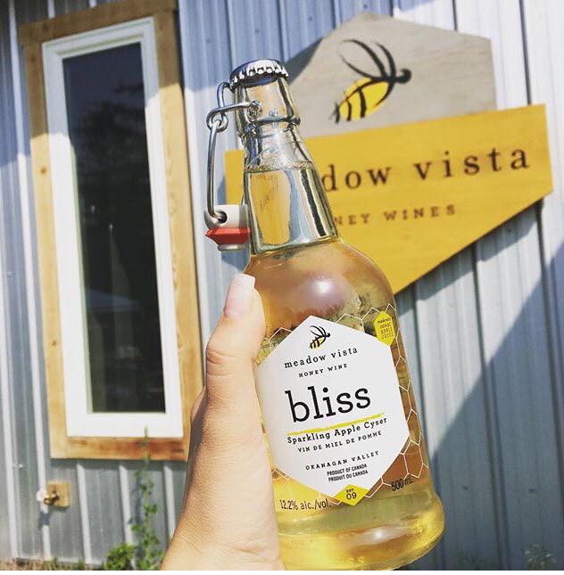 Is there a better late summer drink than this Sparkling Bliss Apple Cyser from <a href="/HoneyWines/">Meadow Vista</a>? It reminds us of a field of wildflowers!