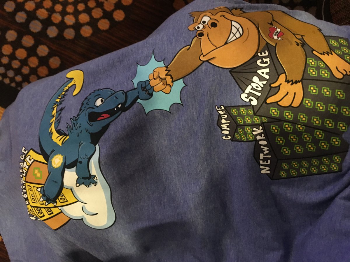 BEarenaCraigB's tweet photo. Just scored the VMware on AWS T-shirt,.... https://t.co/YDQOen1npL