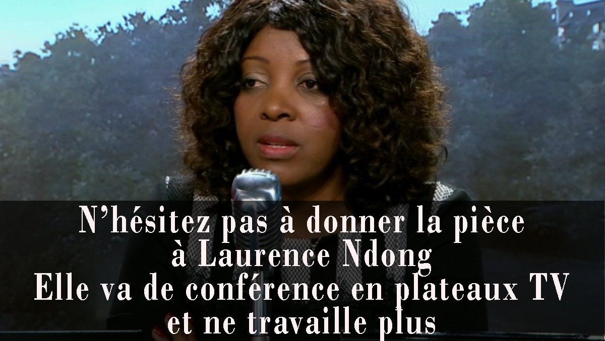 JulieDianga's tweet photo. Laurence NDong, ou la #Gabon-aise honteuse, qui ne sait que critiquer son pays... comment pouvez-vous encore l'inviter à la télé ? https://t.co/MdRRlNxTZ3