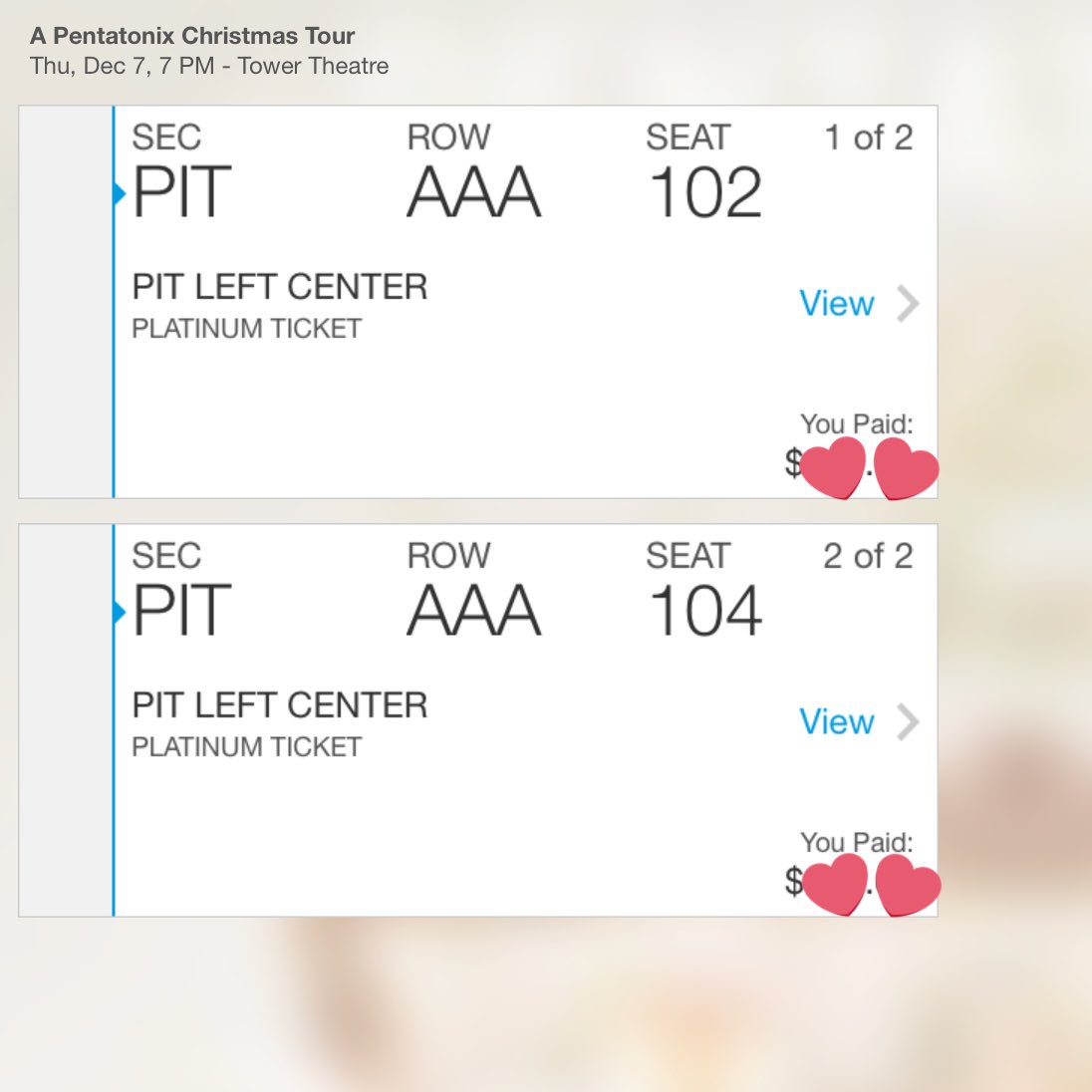 onewethv's tweet photo. @PTXofficial not going to chicago, but i still cannot wait โจ๐ธ๐ see u in pa and d.c. w @pentaduos #WeekofPTXMAS https://t.co/bWw3zWpZxY