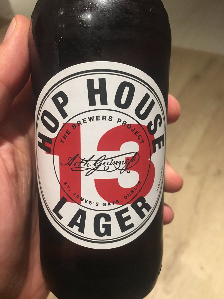 CallisRichard's tweet photo. Good work @GuinnessIreland, good work! #hophouselager https://t.co/Cf9QC8YUgF