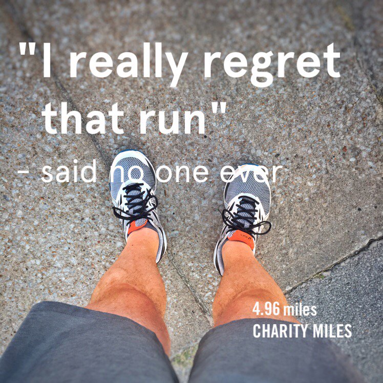 thinktk's tweet photo. For those who can't. 5.0 @CharityMiles for @alsassociation. #EveryStepAddsUp @DonateAPhoto. https://t.co/Xuo1wWYTWF