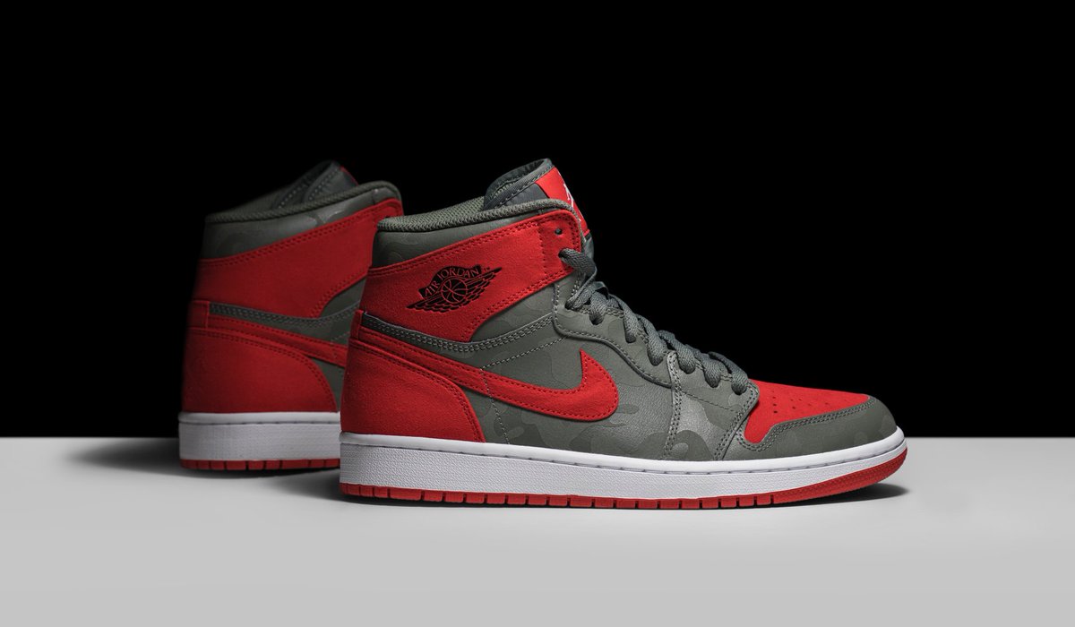 jordan 1 red camo