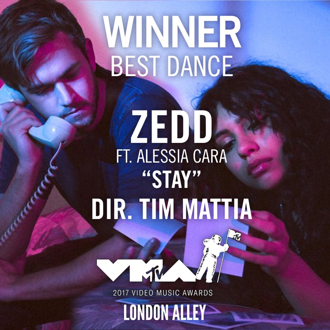 Congratulations to #LondonAlley director @timmattia on winning Best Dance Video at the <a href="/MTV/">MTV</a> #VMAs last night!