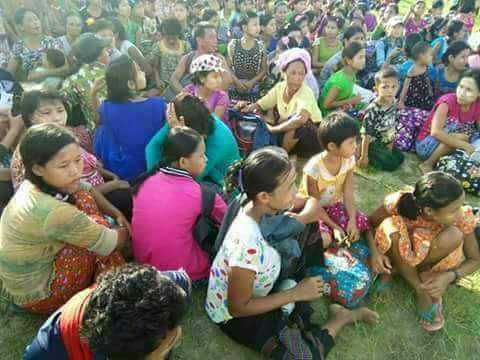 Where to go?
What to eat?
How to be survived?
Lives of indigenous Rakhine people are under the threat in many ways of terrorist Bangalis.