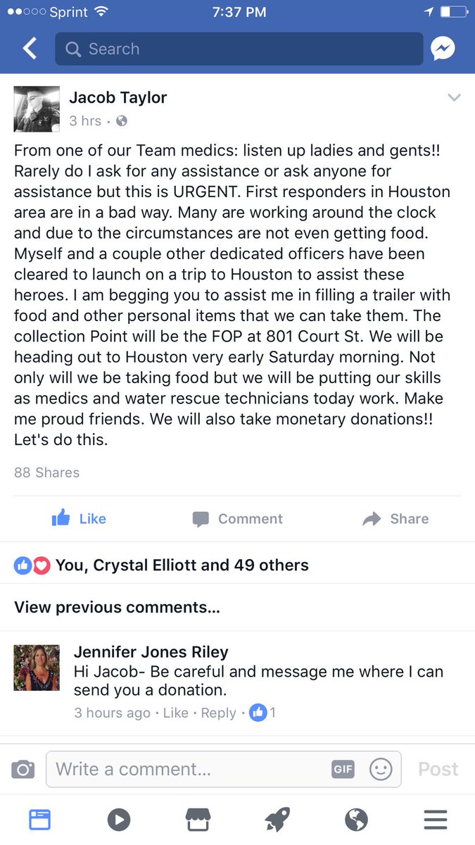 Please read and help if you're able. It can be in the form of a cash donation, supplies, or simply your thoughts and prayers.