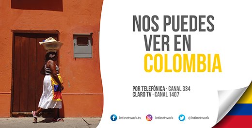 IntiNetwork's tweet photo. Si estás en #Colombia, ya puedes ver #IntiNetwork por @Telefonica_Col, canal 334 https://t.co/XdijoDFXky