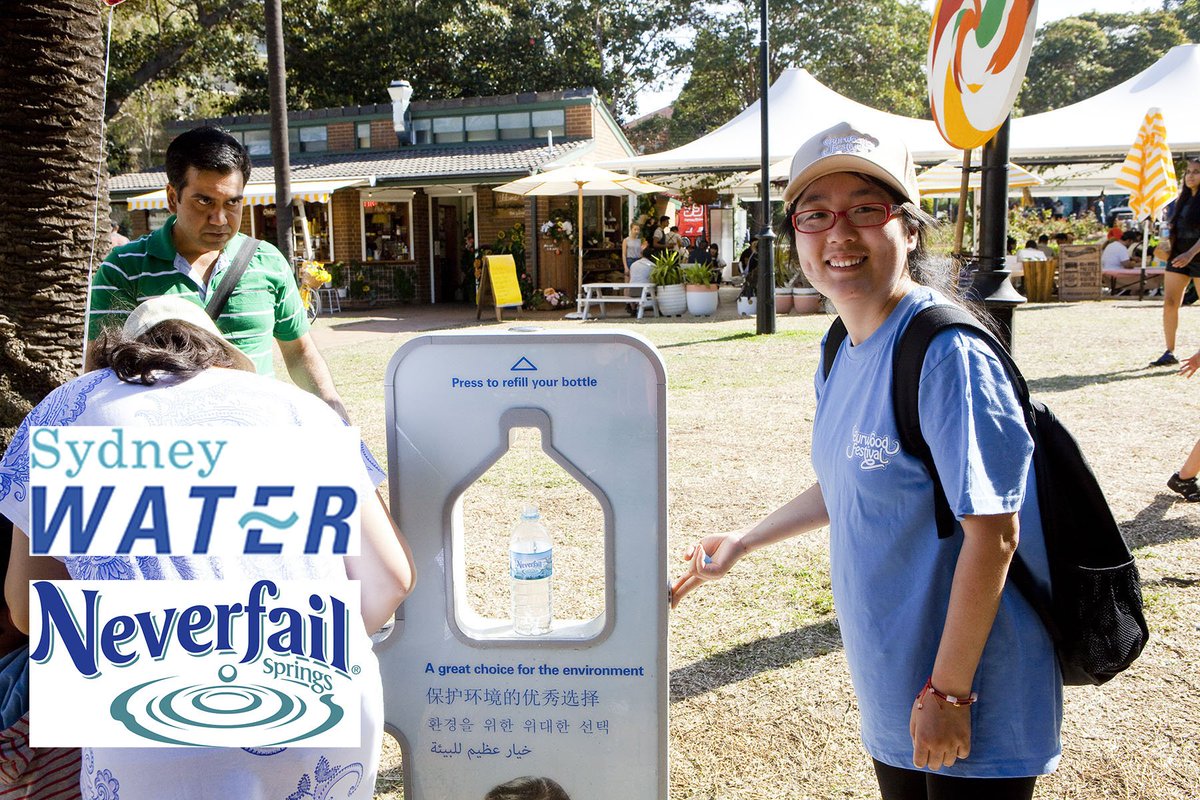 A big thank you to <a href="/SydneyWaterNews/">Sydney Water</a> and Never Fail Water our in-kind sponsors! #stayhydrated.
