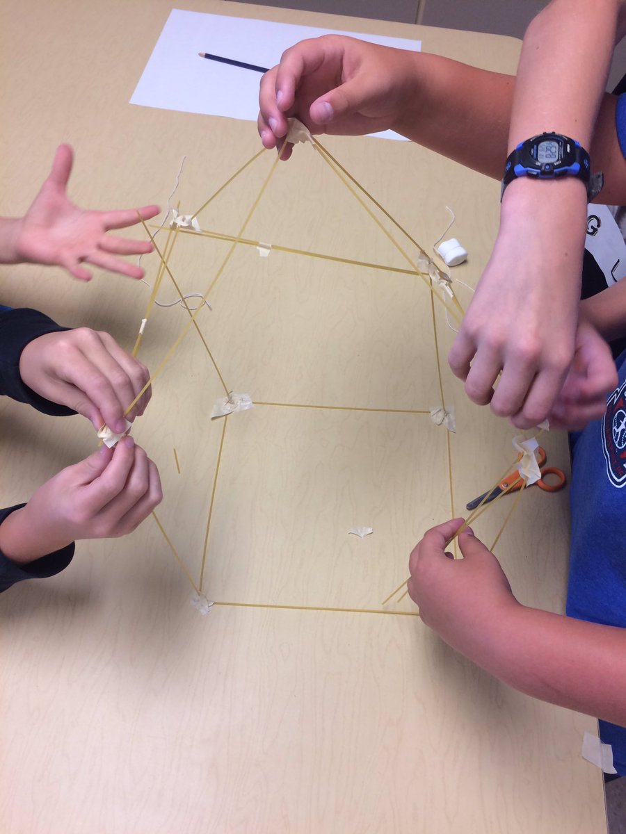 stephholmberg's tweet photo. Teamwork!  Getting @BaresvilleElem artists into the creative maker-mindset with the marshmallow challenge first week https://t.co/u5E4Vm84qc