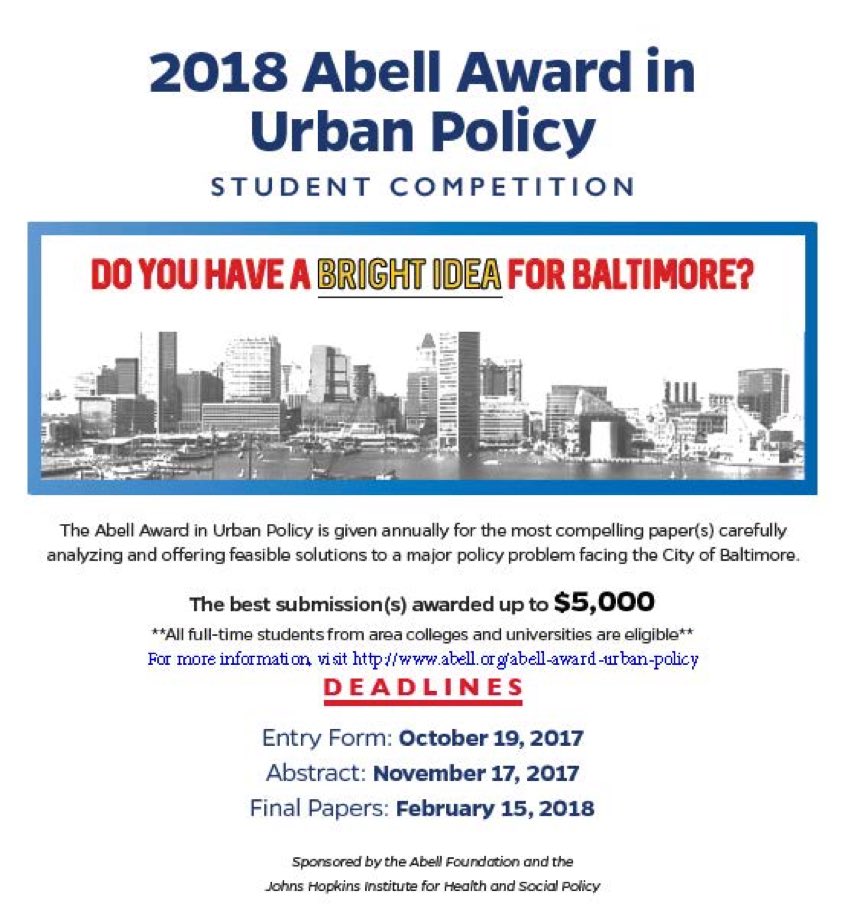 ubaltlaw's tweet photo. Attention! All full-time students are eligible for the 2018 Abell Award. https://t.co/NimbIaUzAD