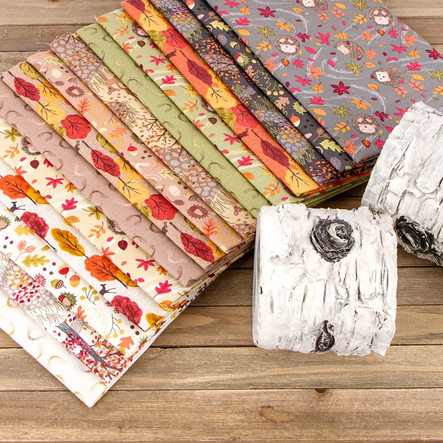 FatQuarterShop's tweet photo. Autumn in Bluebell Wood by Lewis and Irene Fabrics showcases beautiful fall themes in this collection! https://t.co/nKFDe0Y3Se https://t.co/pTR6AAvkeM