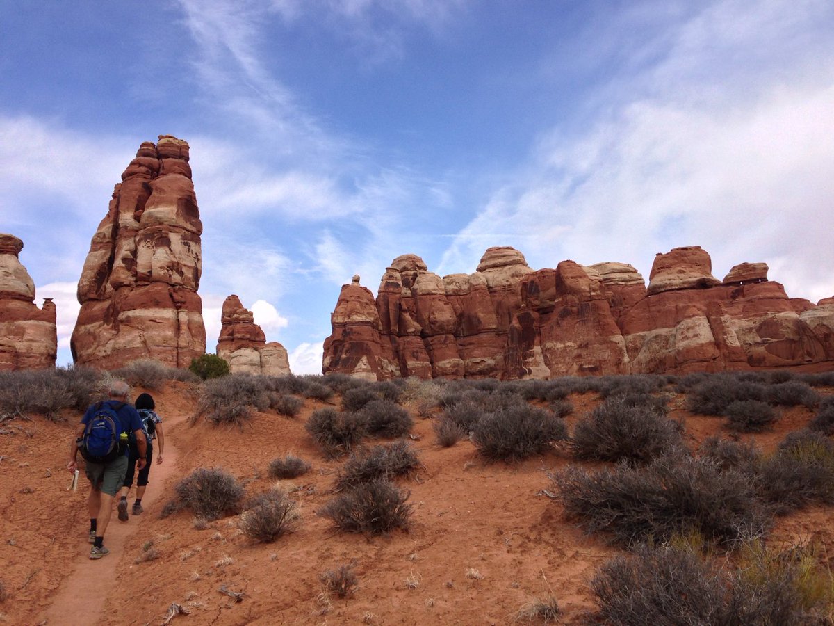 modernhiker's tweet photo. For sheer size, remoteness, and majesty of landscape, it's tough to beat @CanyonlandsNPS: https://t.co/E9mybpDCWZ https://t.co/l63D99qRTw