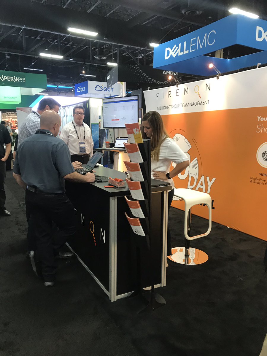 Stop by and visit with <a href="/FireMon/">FireMon</a> team doing live demos of NSX policy management all day at #VMworld booth 1413