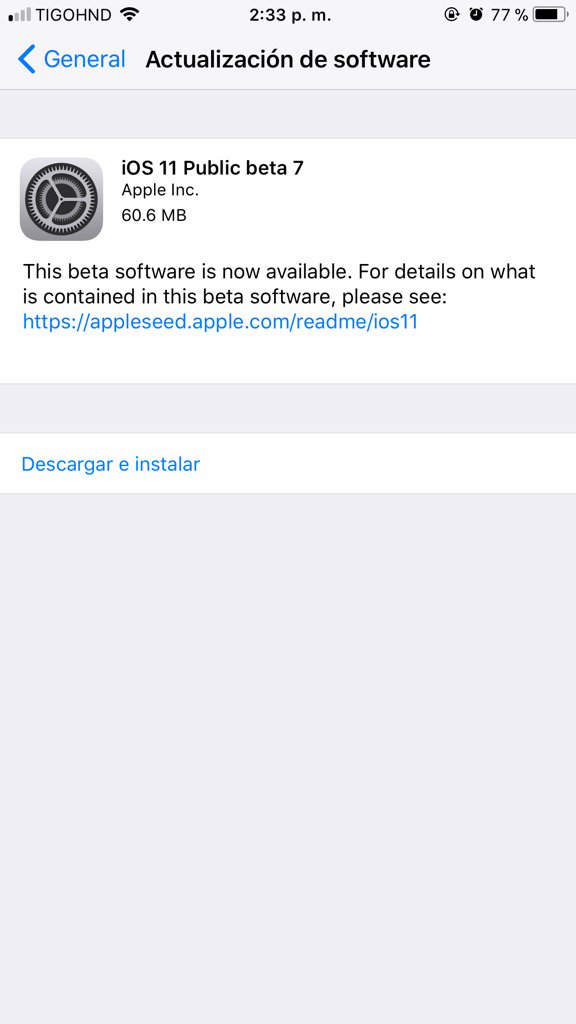 RobbyTimes's tweet photo. iOS 11 beta 7 #iOS11Beta7 https://t.co/qAPgCzZExs