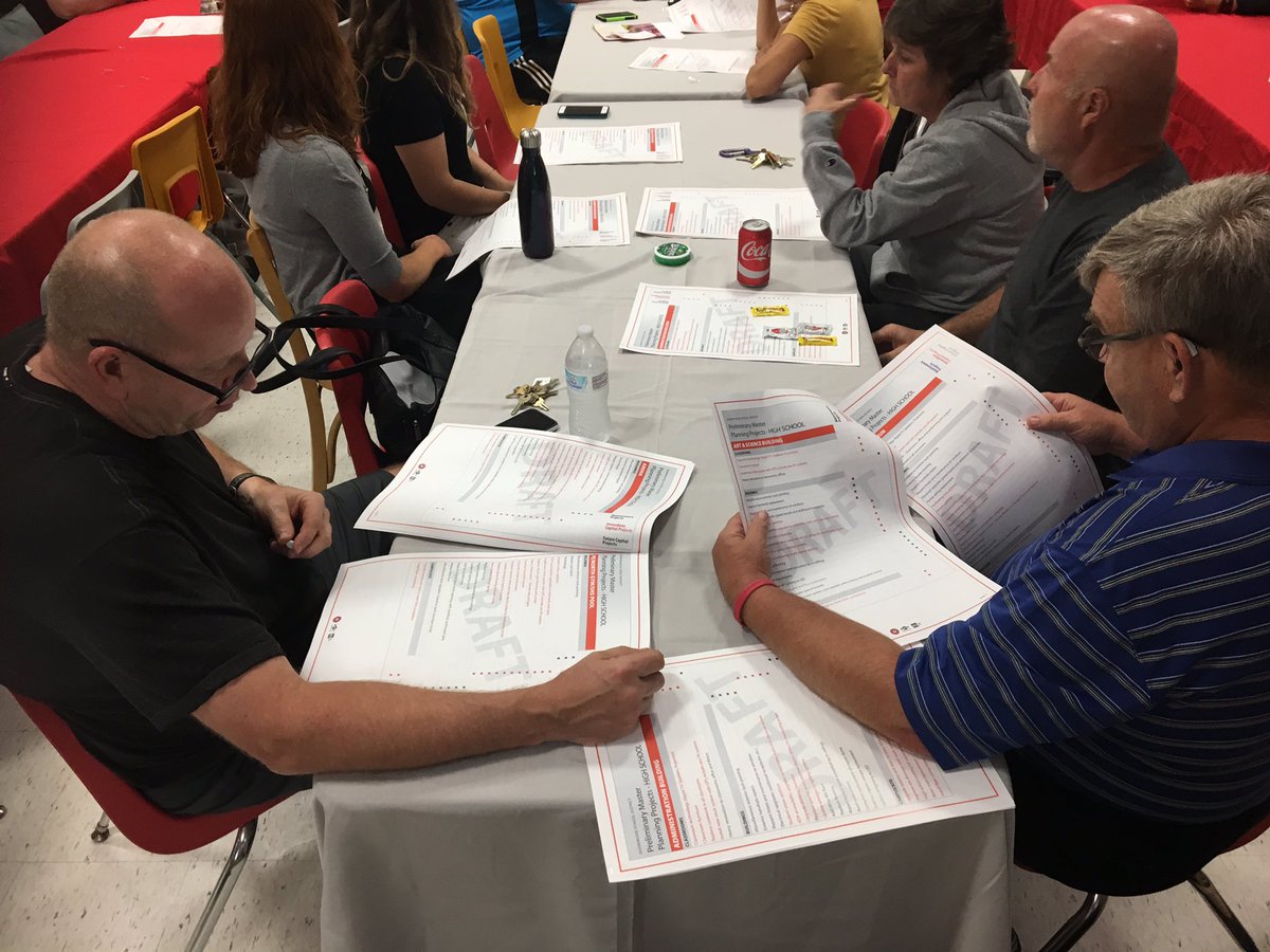 KitDailey_EUA's tweet photo. Excited to be with staff @ShorewoodLearns getting feedback on master planning!#inputmatters @MironConstruct @teresaw09 @BryanDavisSupt https://t.co/g7NOVj1dLV