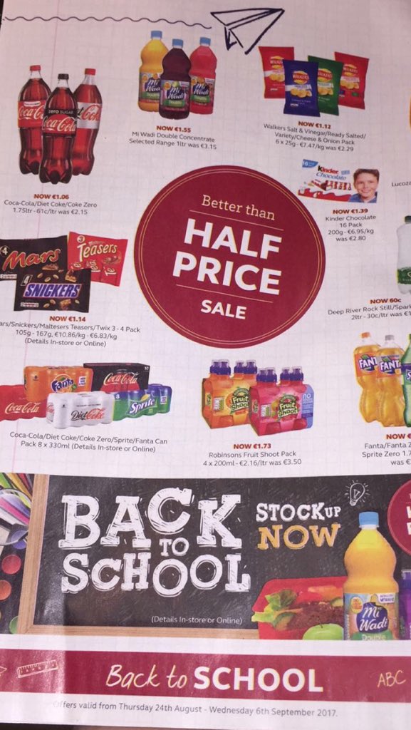 Very disappointing 'back to school' suggestions <a href="/SuperValuIRL/">SuperValu Ireland</a> <a href="/ATHE_HomeEc/">ATHE</a> #homemade #health