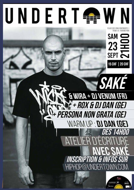 PersNonGrata's tweet photo. Nous serons en première partie de @SakeZakariens le samedi 23 septembre à l'Undertown !
#PersonaNonGrata #Genève https://t.co/eYdYkDsWco