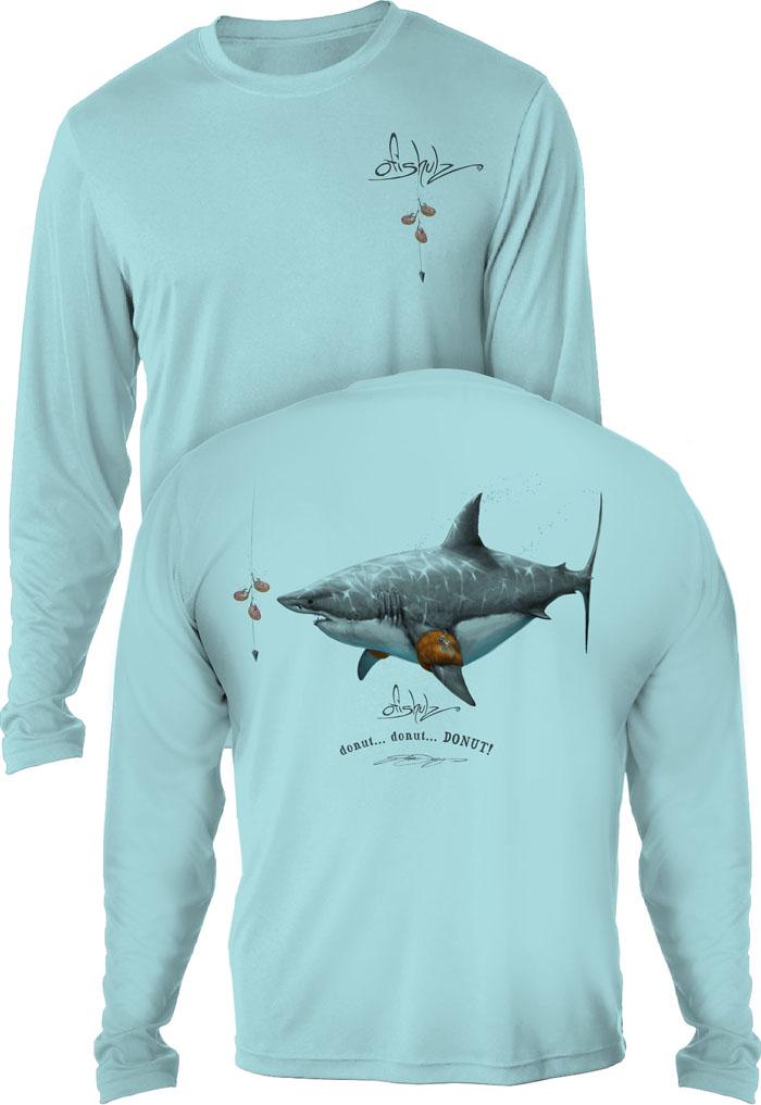 SteveDiossy's tweet photo. Which new Ofishulz Performance Shirt is your Favorite?
Shark Chum or Donut Donut Shark?
#SharkChum #DonutShark #Ofishulz #PerformanceGear https://t.co/mhH2EvovCC