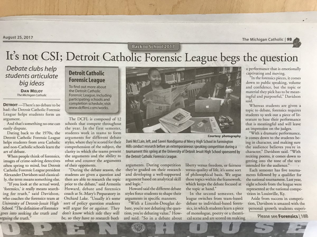 DCFL_MI's tweet photo. Check out DCFL's featured article in this week's #backtoschool edition of The Michigan Catholic!
https://t.co/aGwvSkOnlI #michigancatholic https://t.co/P6u3hzbFNt