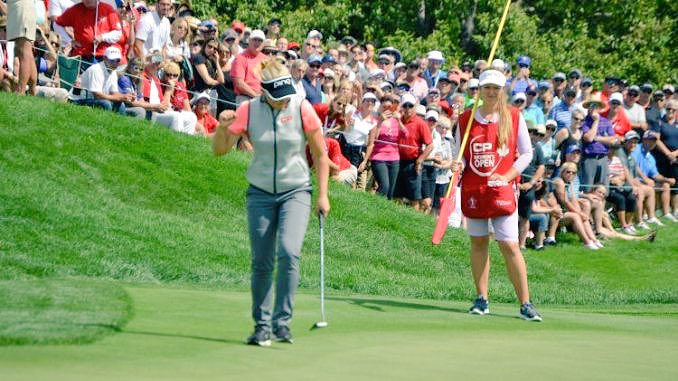 Thanks to the thousands of fans I had supporting me @CPwomensopen this past week!! Your support means the world to me! 💕