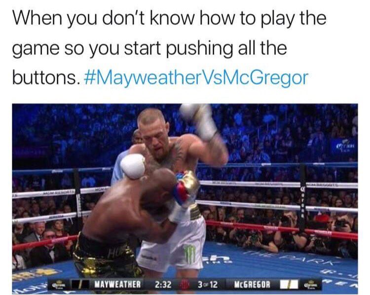 Biggest_Fights's tweet photo. Good one #MayweathervMcgregor #floydMcGregor #MoneyFightxFOX #moneyfight https://t.co/ubeO7L20hi