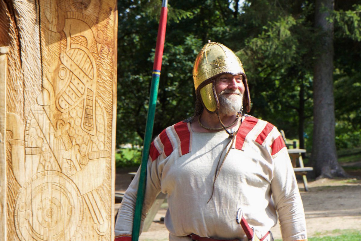 CMorrisPR's tweet photo. Great launch today for the new Beowulf and Grendel Trail @WestStowNews. A wonderful addition to the village and #amustvisit #history #nature https://t.co/Ty8JRDEMVe