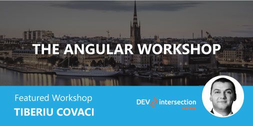 DEVEurope's tweet photo. Featured workshop: "THE ANGULAR WORKSHOP" by Tiberiu Covaci #Angular #DEVintersectionEU https://t.co/i0LxfYjsmJ https://t.co/5MsdMSMHvz