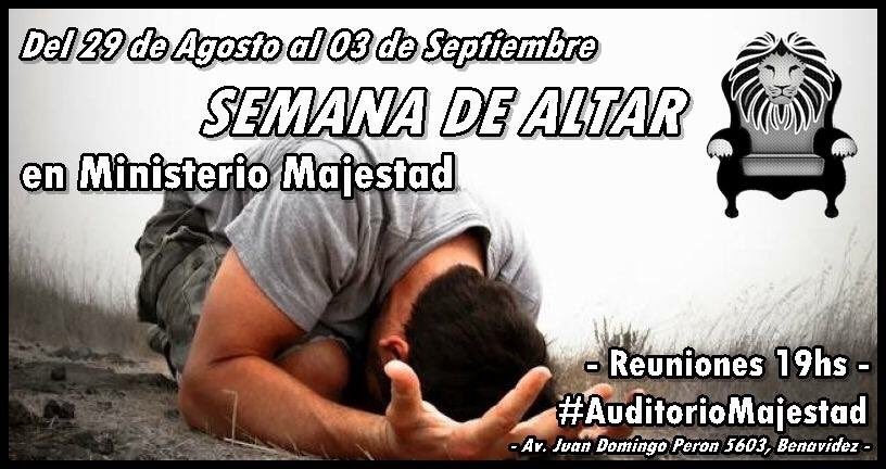 MajestadArg's tweet photo. [COMPARTIR] SE VIENE UNA SEMANA MUY ESPECIAL.
Te esperamos del 29 de Agosto al 3 de Septiembre. https://t.co/f2BwEU8Cg8