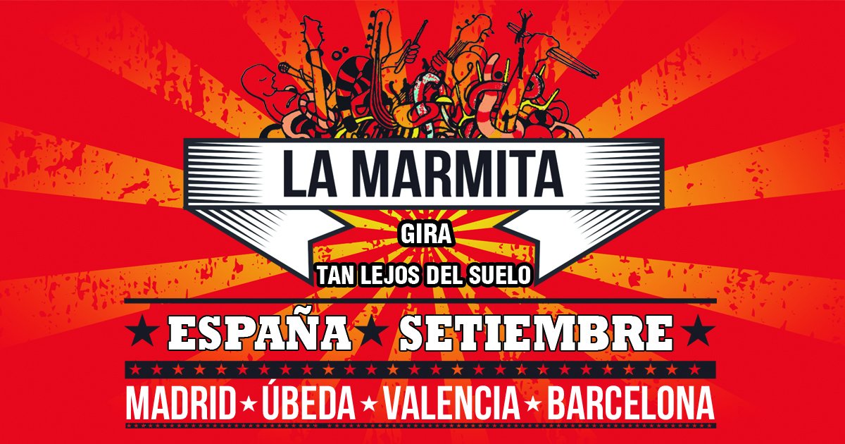 ¡¡SE VIENE!!
A una semana de comenzar la gira "Tan lejos del suelo" por España!
 🇪🇸🕶🎶