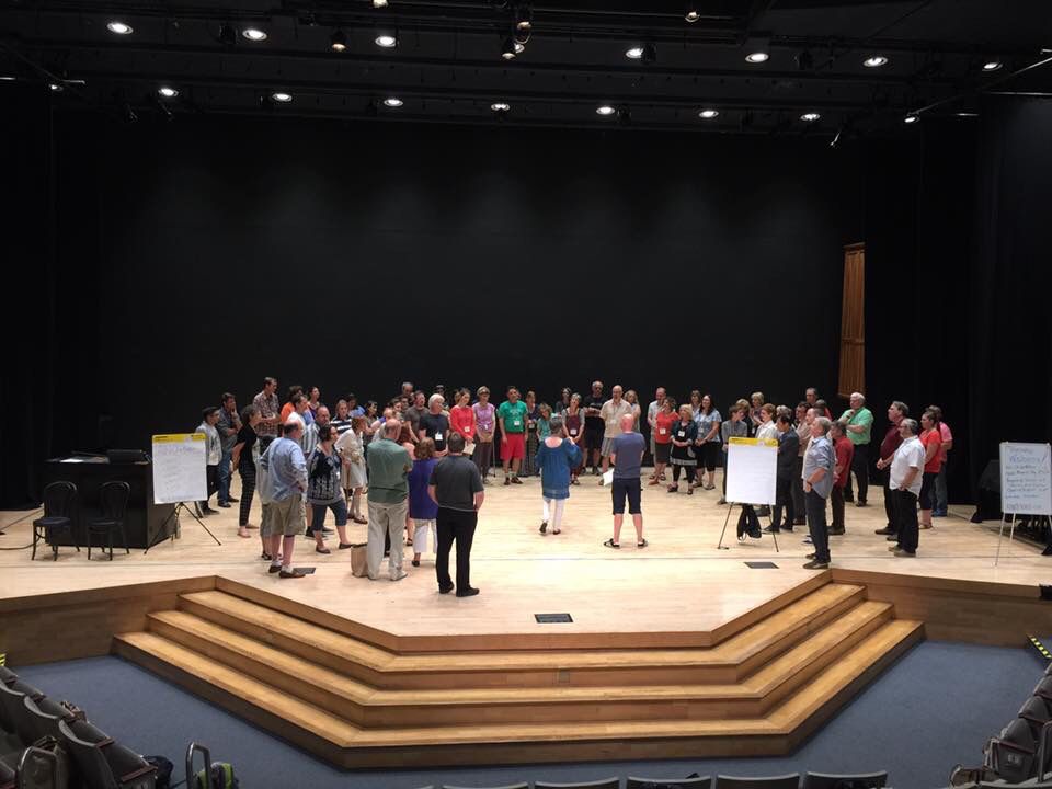 PeopleStorming's tweet photo. Feeling inspired at #AIN17. The Applied Improv conference. Love hearing all the impactful ways practitioners have used #improv methods ❤️ https://t.co/rl9GW8aFMZ