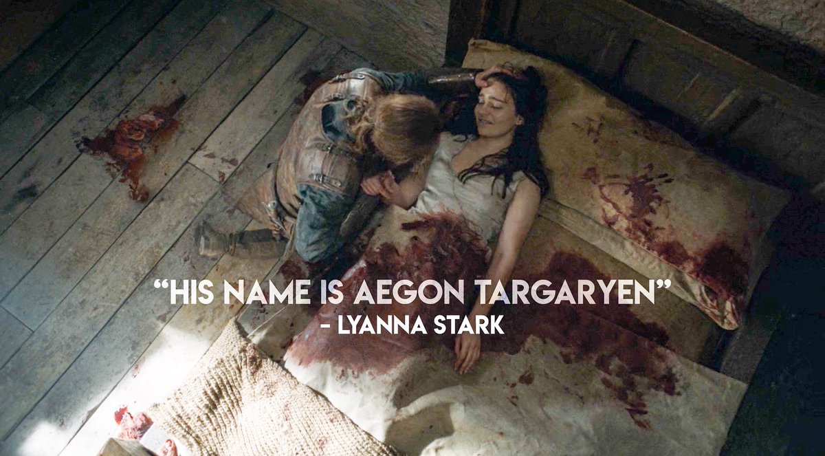 WightsKing's tweet photo. “His name is Aegon Targaryen” - Lyanna Stark #GameOfThrones #GoTAtlantic https://t.co/vuLFzGgOM6