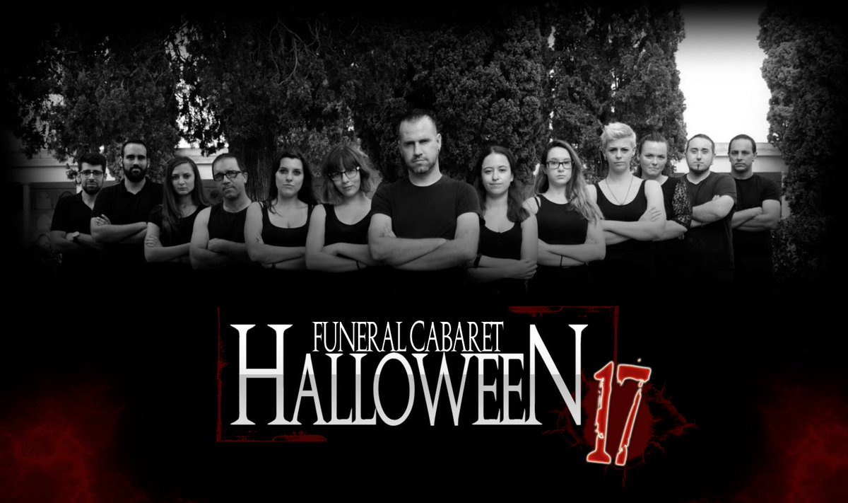 ¡¡Y hoy os presentamos a ése equipazo que está detrás de Funeral Cabaret!! #Equipo #Halloween #Halloween2017