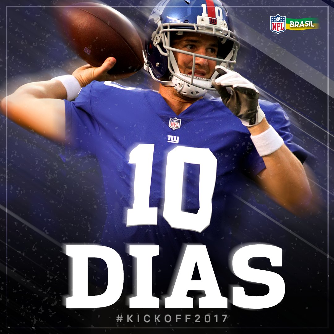 NFLBrasil's tweet photo. Só mais 10 DIAS para a volta da temporada regular! #NFLBrasil #SetembroSempreChega https://t.co/eK2nTLoWSU