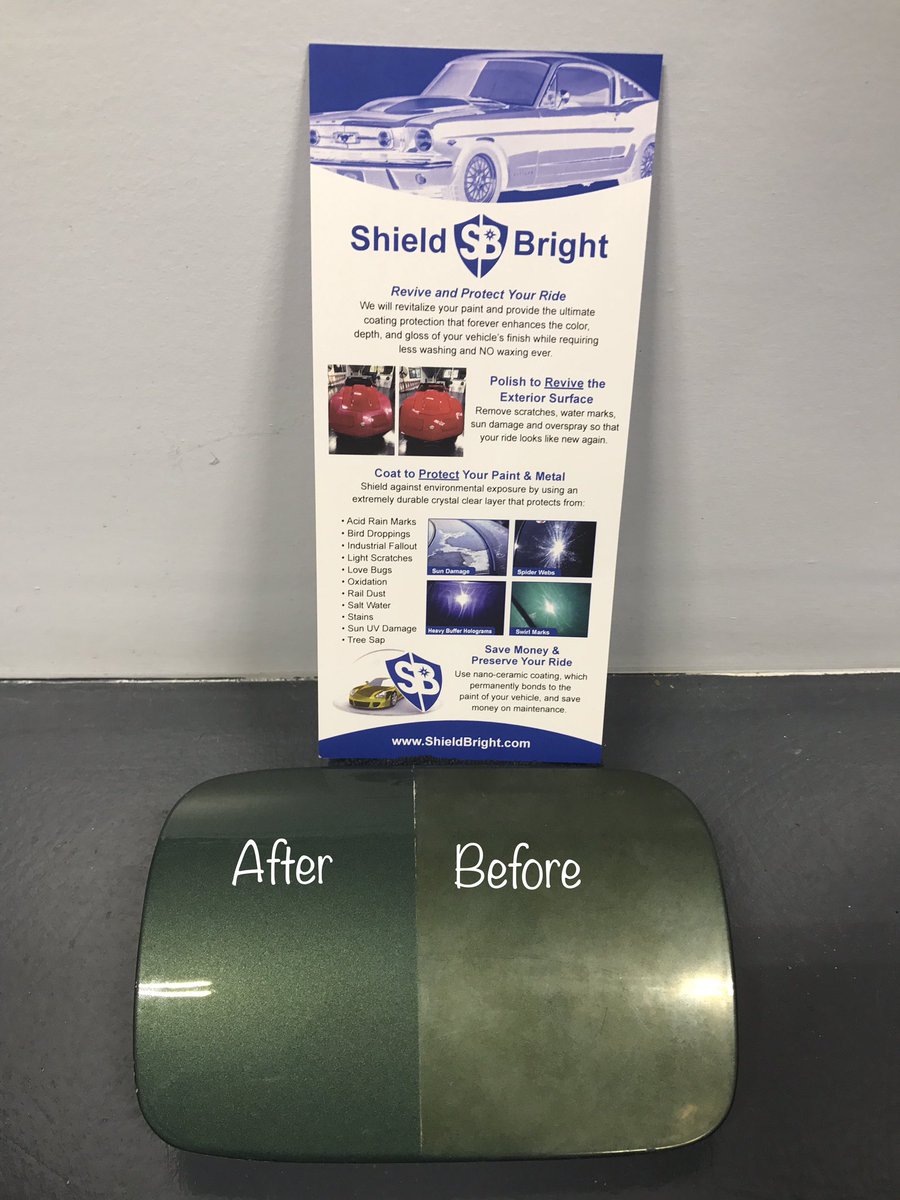 shieldbright's tweet photo. REVIVE &amp; PROTECT YOUR RIDE. We use a 3 step process to make your ride look-like new again and protect it from ever fading and never waxing. https://t.co/EZryKXLT31