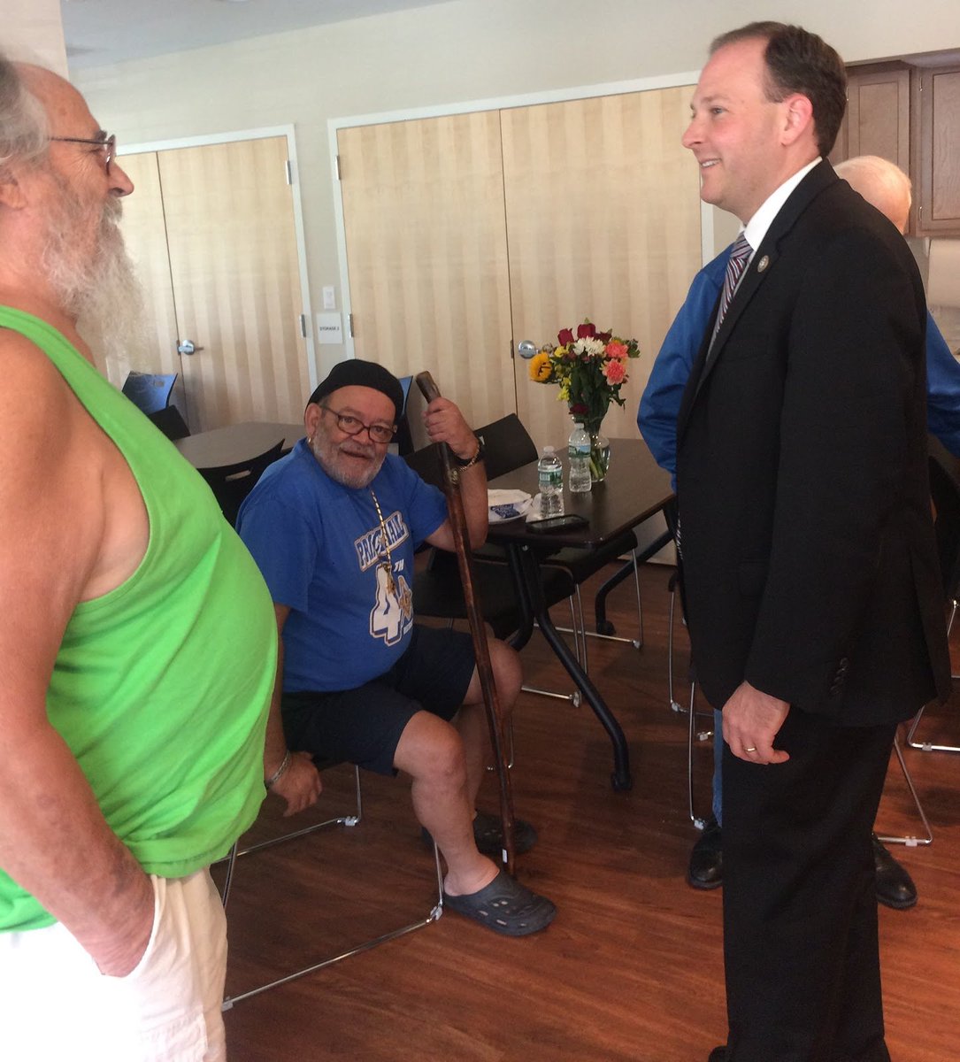 LeeMZeldin's tweet photo. On Friday, I visited Liberty Landing, a supportive housing development which helps provide housing for veterans https://t.co/L5dvYiGv6t https://t.co/SYAcK6st2u