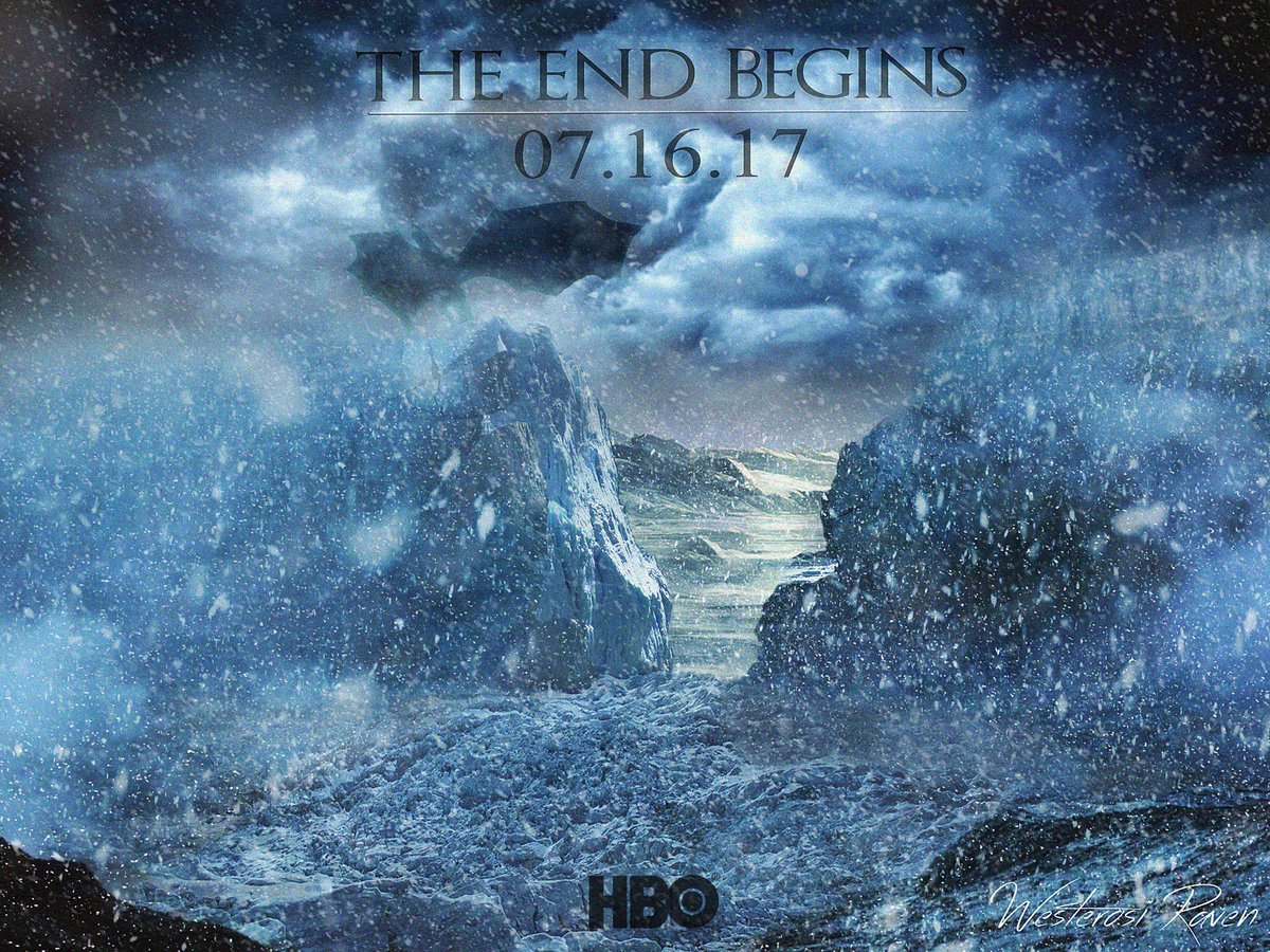 I think the phrase is "The shit just hit the fan" #WinterIsHere