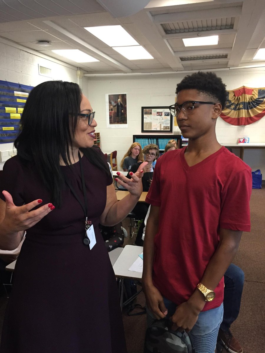 scontrerasPhD's tweet photo. #GCSFirstDay2017 @GCSchoolsNC Northern Guilford HS in full swing! https://t.co/5SOZNkTlHf
