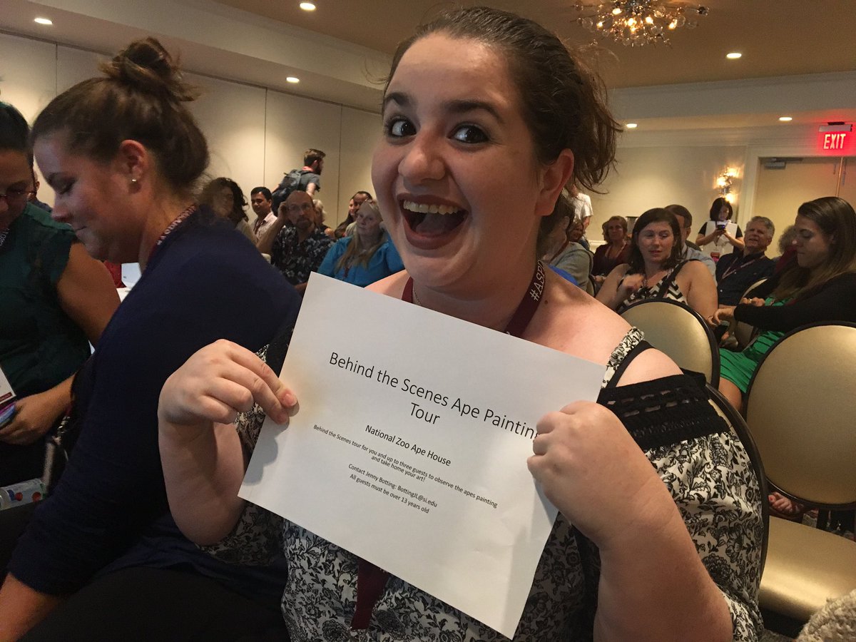 ASPvoice's tweet photo. Ashley Murphy wins the raffle drawing for the Behind the Scenes Apr Painting Tour! #aspdc2017 https://t.co/ddkBUt5Bm8