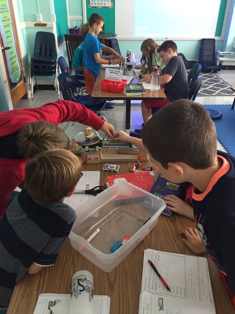 MrsHarrisGES's tweet photo. Students: "Ms. P...can we find the mass of some of your minions?"
Me: "OF COURSE!"
@GES_lions #MeasuringMass #HandsOnLearning https://t.co/Eu5CpqC1rZ