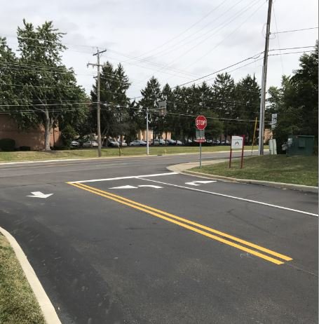 There are new lines painted at RHS' Livingston Campus to assist w/ exiting! This will be great during football games! <a href="/RHS_HS2/">RHS (HS)2 STEM</a> <a href="/RHS_BELL/">BELL Academy RCSD</a>